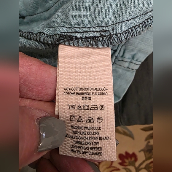 Free People Twill We Meet Again Utility Jacket Size: Small Like New - Picture 13 of 14